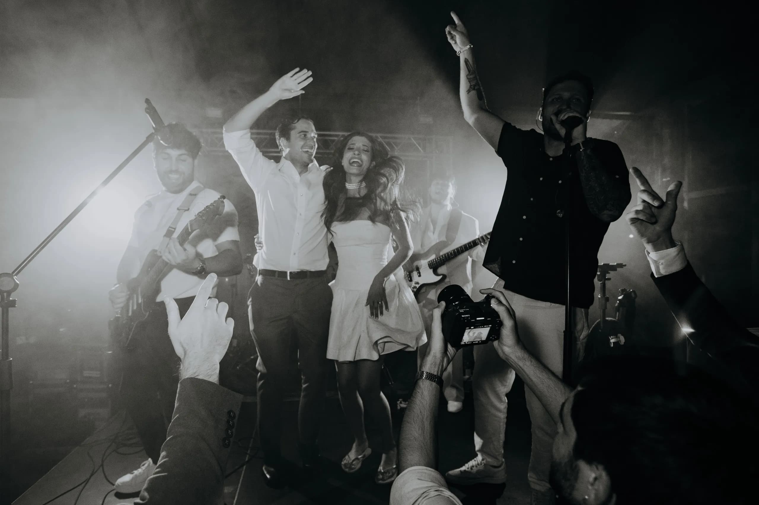 DAVINCE no palco durante um show